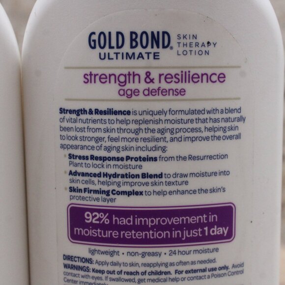 Gold Bond Ultimate Skin Therapy Lotion, Strength & Resilience 13 oz Bundle 3 - Picture 4 of 5